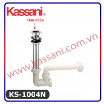 XẢ NHẤN INOX CO NHỰA KASSANI KS-1004N XẢ NHẤN INOX CO NHỰA KASSANI KS-1004N